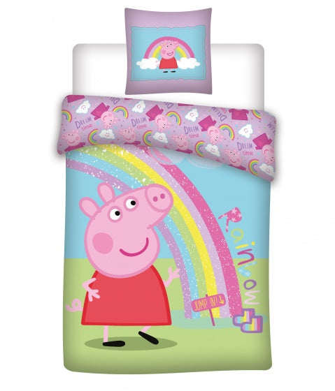 dekbedovertrek Peppa Pig 140 x 200 cm