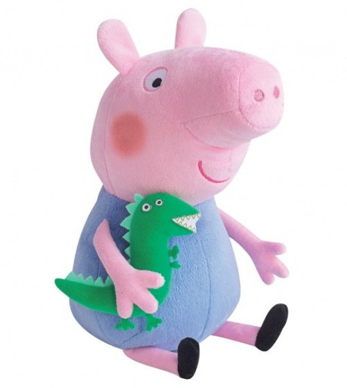 knuffel George Peppa Pig pluche blauw 25 cm