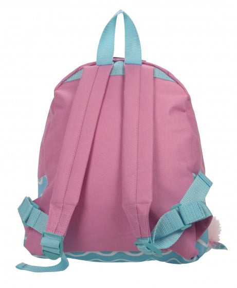 rugzak Zeemeermin Peppa Pig 8 liter blauw/roze