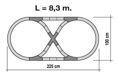 Startset batterij 888 Classic goederen trein
