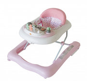 loopstoel met speeltablet 73 cm roze