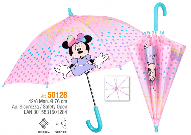 paraplu Minnie Mouse 76 cm meisjes multicolor