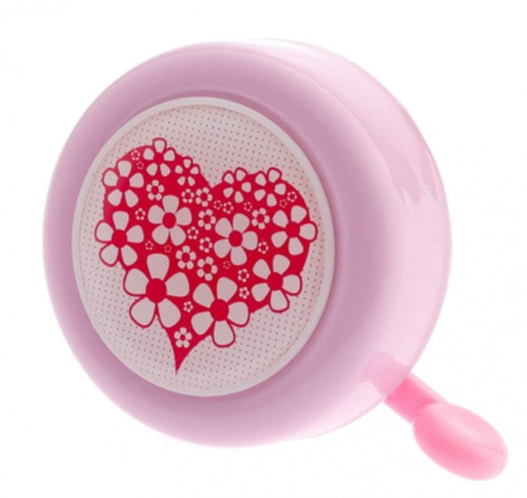 fietsbel Met alle liefde 50 mm roze