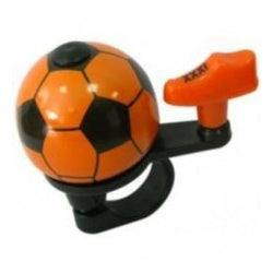 fietsbel voetbal 38 mm oranje