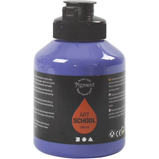 Acrylverf violet 500 ml