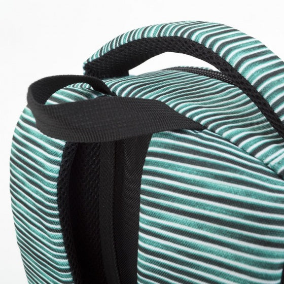 rugzak met siliconen paneel 32 liter groen/wit