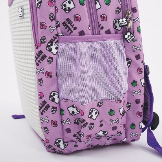 rugzak met siliconenpaneel 37 liter paars