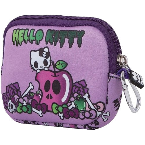 tasje met siliconenpaneel Hello Kitty 15 cm paars
