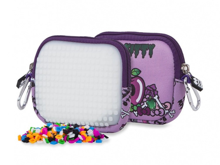 tasje met siliconenpaneel Hello Kitty 15 cm paars