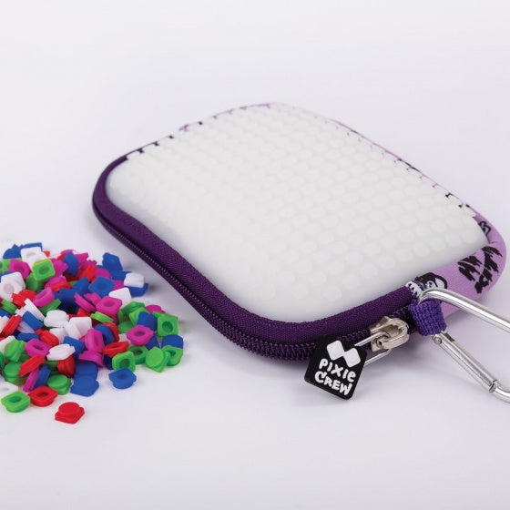 tasje met siliconenpaneel Hello Kitty 15 cm paars