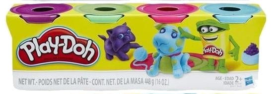 kleiset 4-delig paars/groen/roze/blauw