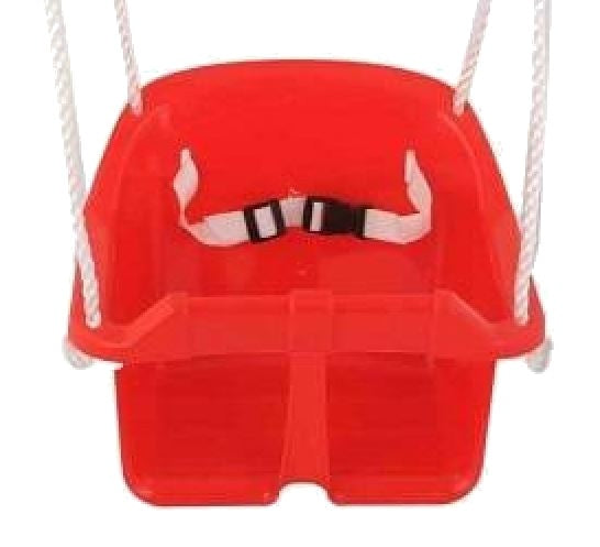 babyschommelzitje rood 35 x 31 cm