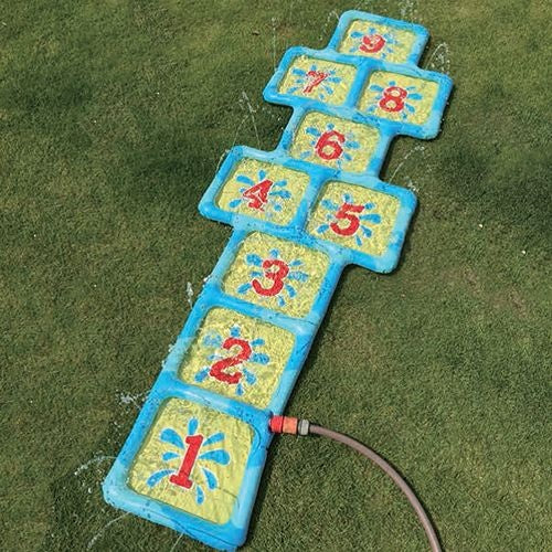 opblaasbare hinkelmat 178 cm PVC blauw