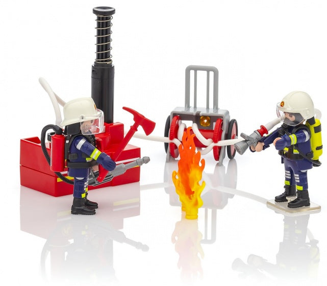 City Action - Brandweerteam met waterpomp (9468)