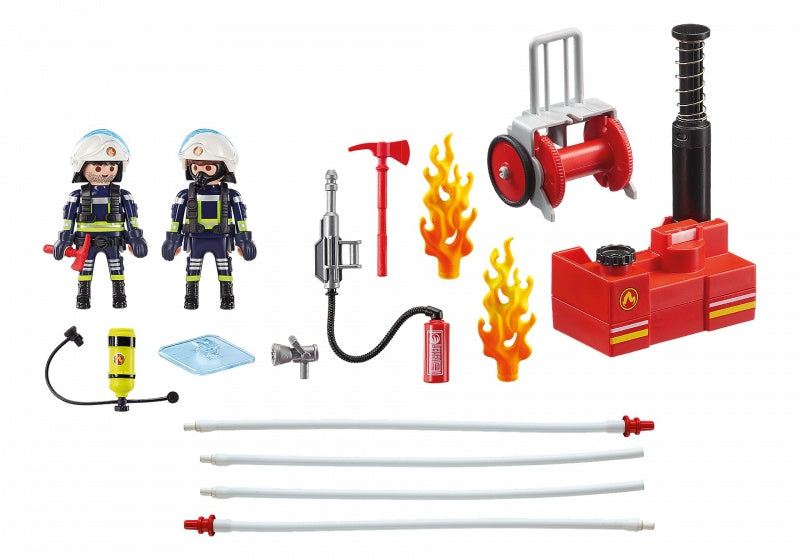 City Action - Brandweerteam met waterpomp (9468)