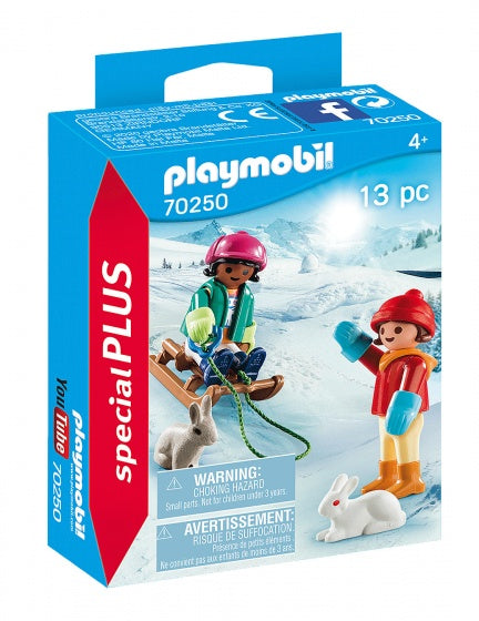 Playmo-Friends: Kinderen met slee (70250)