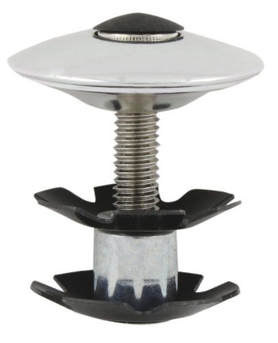Plug + Aluminium Kap+Schroef Voor Balhoofdstel Zilver