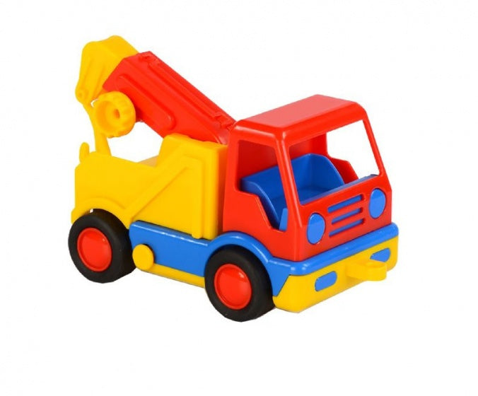 takelwagen 20 cm rood/geel