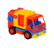 vuilniswagen 19 cm rood/geel