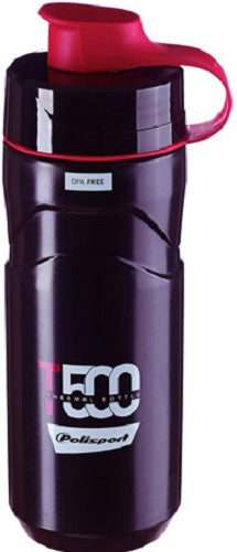 bidon Thermal T500 500 ml polypropyleen zwart/rood