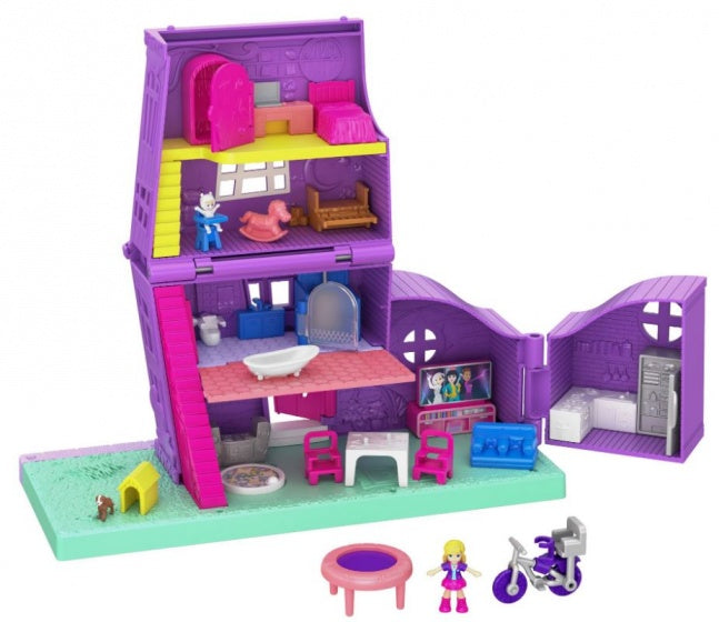 het huis van Polly 21 cm paars