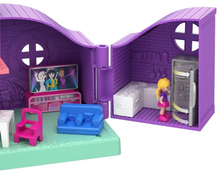het huis van Polly 21 cm paars