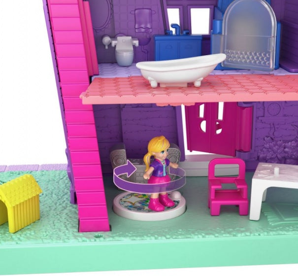 het huis van Polly 21 cm paars