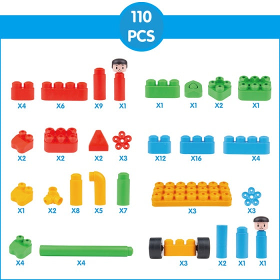 Adventure Playground Kit bouwblokken 113-delig