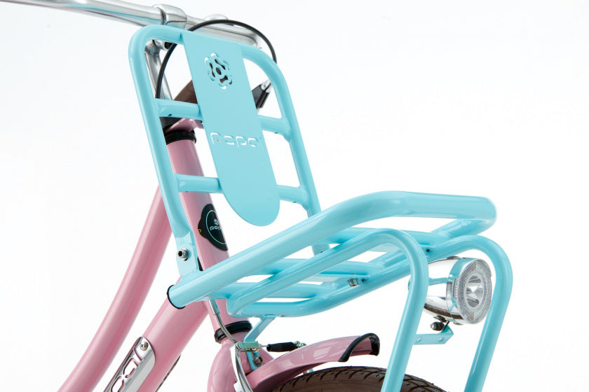 Daily Dutch Basic 20 Inch 32 cm Meisjes Terugtraprem Roze/Lichtblauw