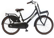 Daily Dutch Basic+ 22 Inch 36 cm Meisjes 3V Terugtraprem Matzwart