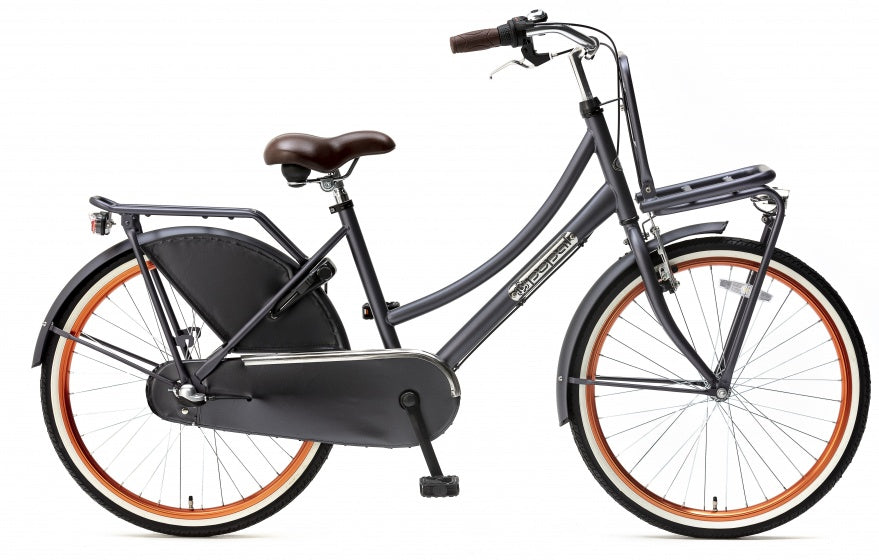 Daily Dutch Basic+ 24 Inch 42 cm Meisjes 3V Terugtraprem Petrolblauw