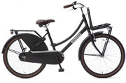 Daily Dutch Basic 24 Inch 42 cm Meisjes Terugtraprem Matzwart