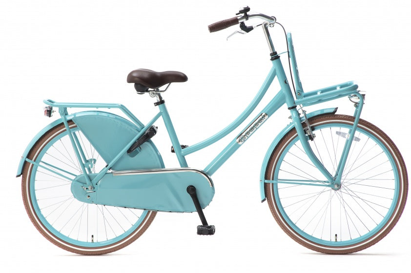 Daily Dutch Basic 24 Inch 42 cm Meisjes Terugtraprem Turquoise
