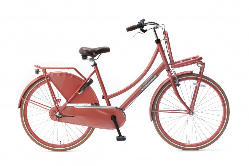 Daily Dutch Basic+ 26 Inch 46 cm Meisjes 3V Terugtraprem Rood