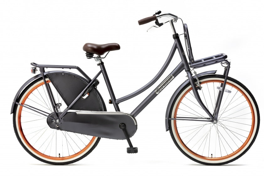 Daily Dutch Basic 26 Inch 46 cm Meisjes Terugtraprem Petrolblauw