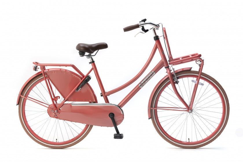 Daily Dutch Basic 26 Inch 46 cm Meisjes Terugtraprem Rood