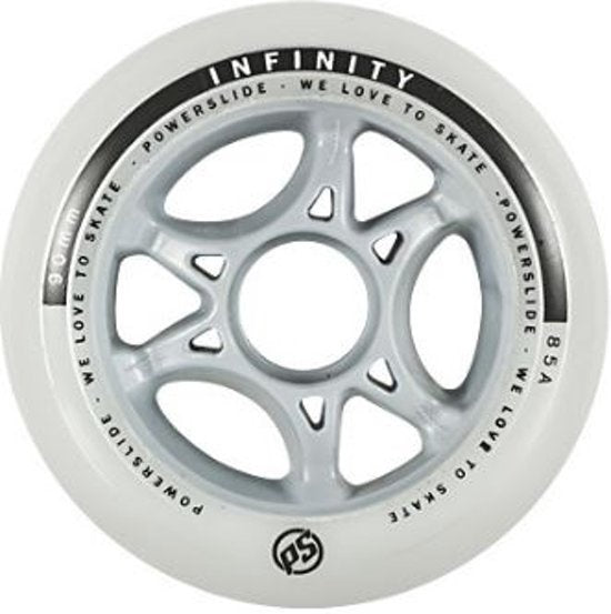 Wielen Infinity 90 mm / 85A 4 stuks grijs