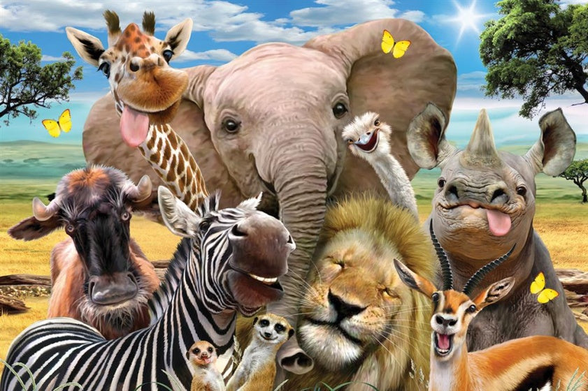 legpuzzel 3D Kids Afrika 63 stukjes