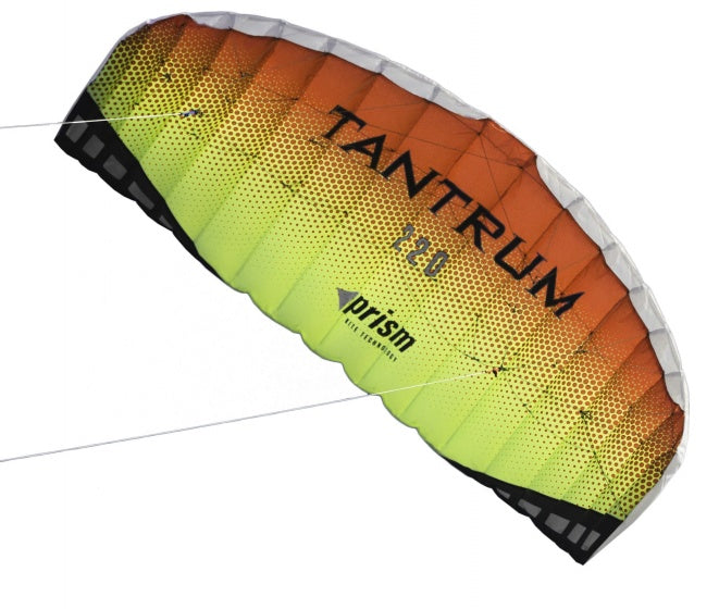 tweelijnsmatrasvlieger Tantrum 220 Lava 222 cm rood/geel