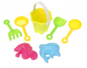 strandsetje geel 12 cm 7-delig