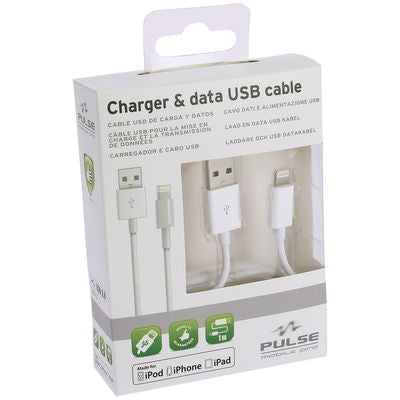 oplaadkabel Apple Lightning-USB 2.0 wit 100 cm