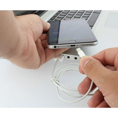 oplaadkabel Apple Lightning-USB 2.0 wit 100 cm