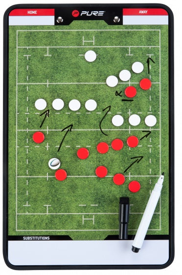 coachboard rugby 35 x 22 cm