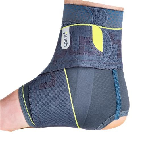 enkelbrace 8 grijs rechts maat L