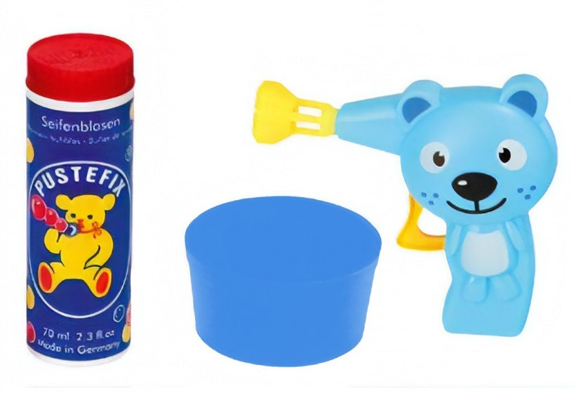 bellenblaaspistool kat met bellenblaas 70 ml blauw