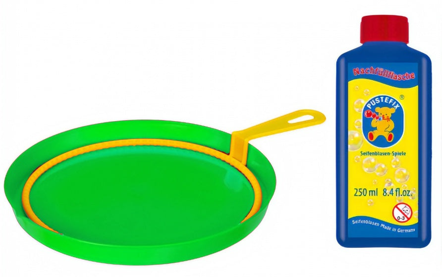 bellenblaasset 250 ml blaasring met bak groen