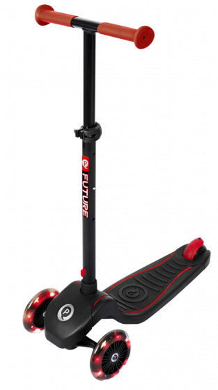 kinderstep Future Junior Voetrem Zwart/Rood