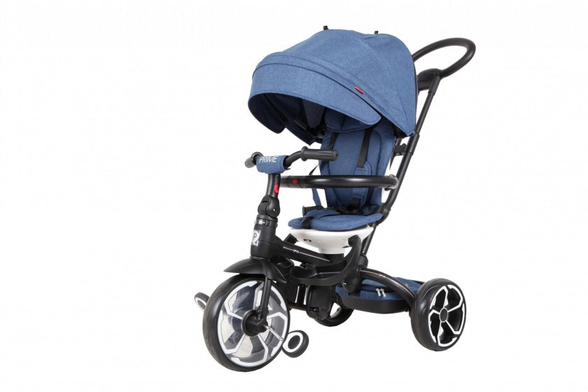 Prime 4-in-1 driewieler Junior Blauw/Zwart