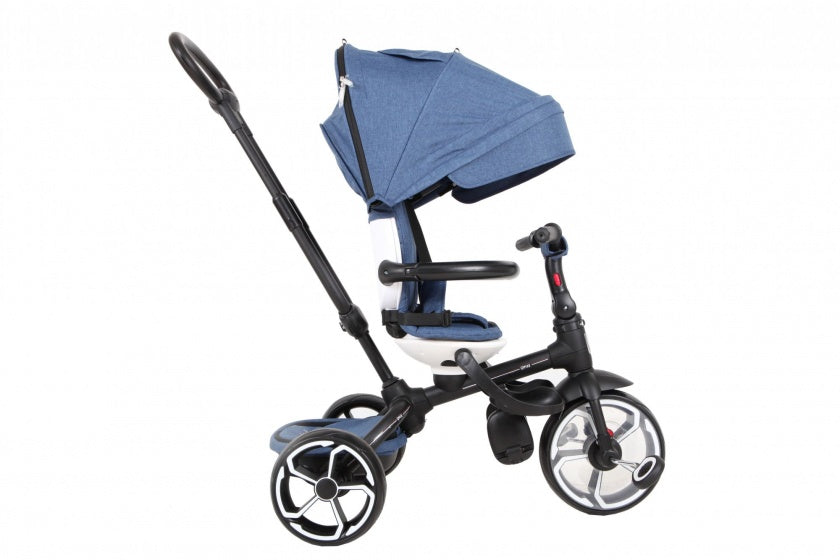 Prime 4-in-1 driewieler Junior Blauw/Zwart