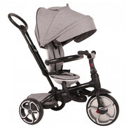 Prime 4-in-1 driewieler 8 Inch Junior Grijs/Zwart